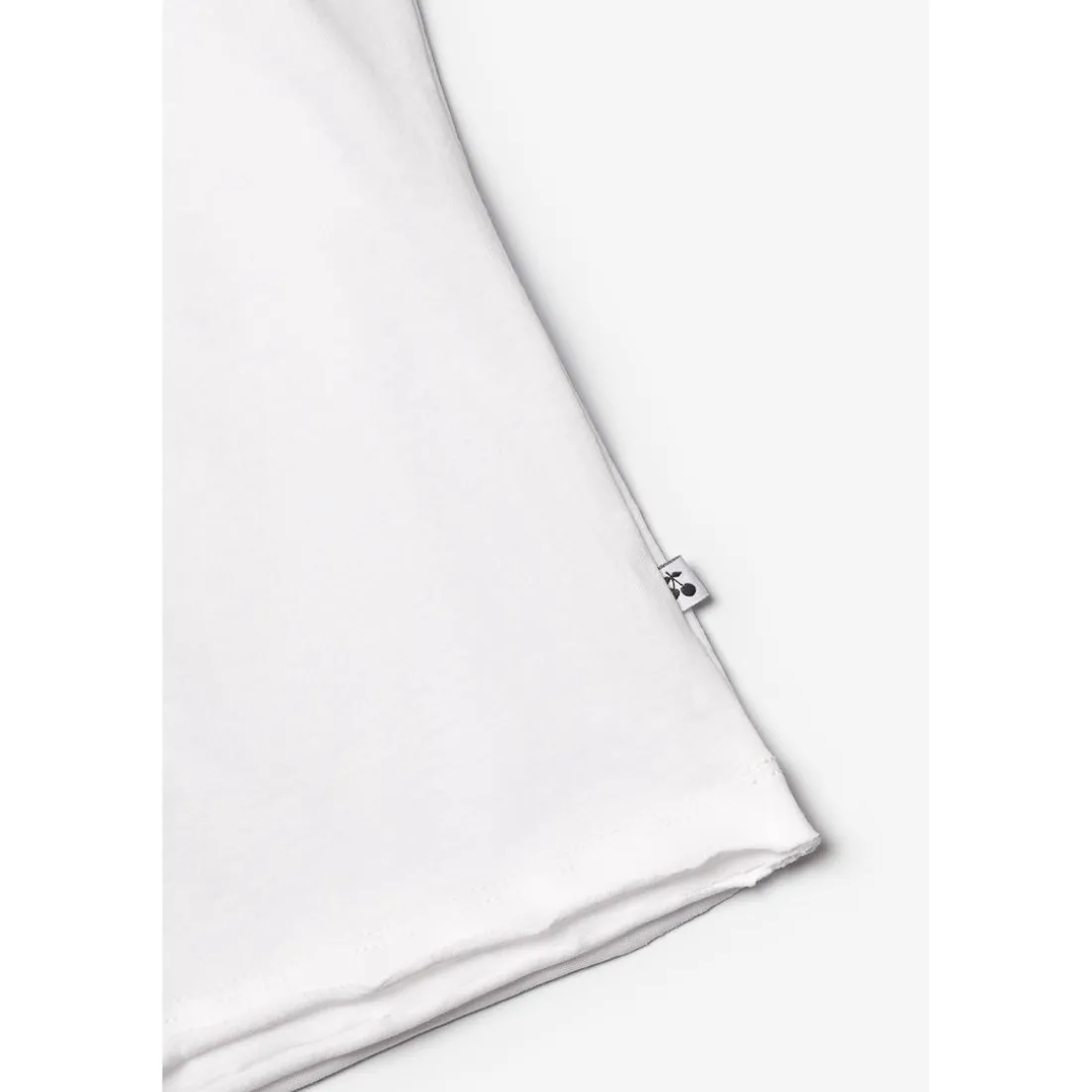 Tee-Shirt fille ROKIGI blanc en coton