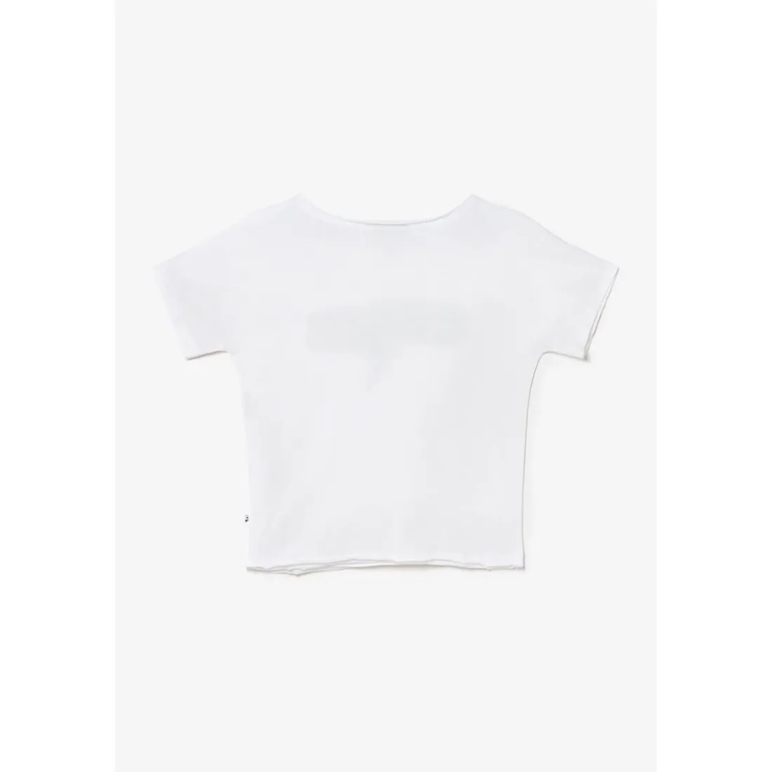 Tee-Shirt fille ROKIGI blanc en coton