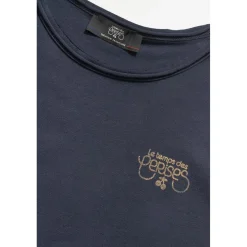 Tee-Shirt fille SMLTRAGI bleu en coton