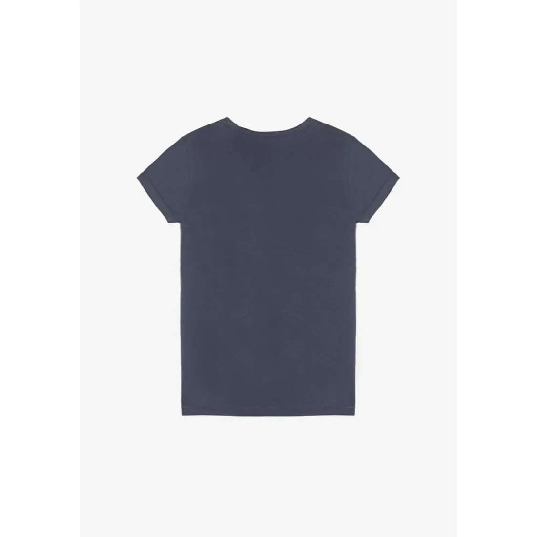 Tee-Shirt fille SMLTRAGI bleu en coton