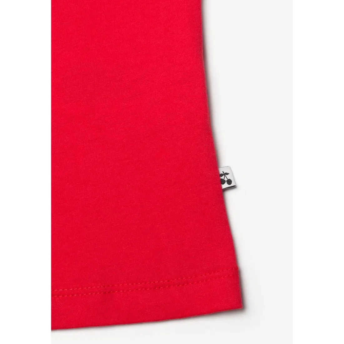 Tee-Shirt fille WANDAGI rouge en coton
