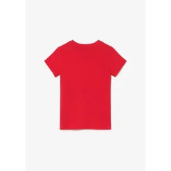 Tee-Shirt fille WANDAGI rouge en coton