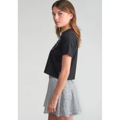 Tee-Shirt fille WILEYGI noir Cate