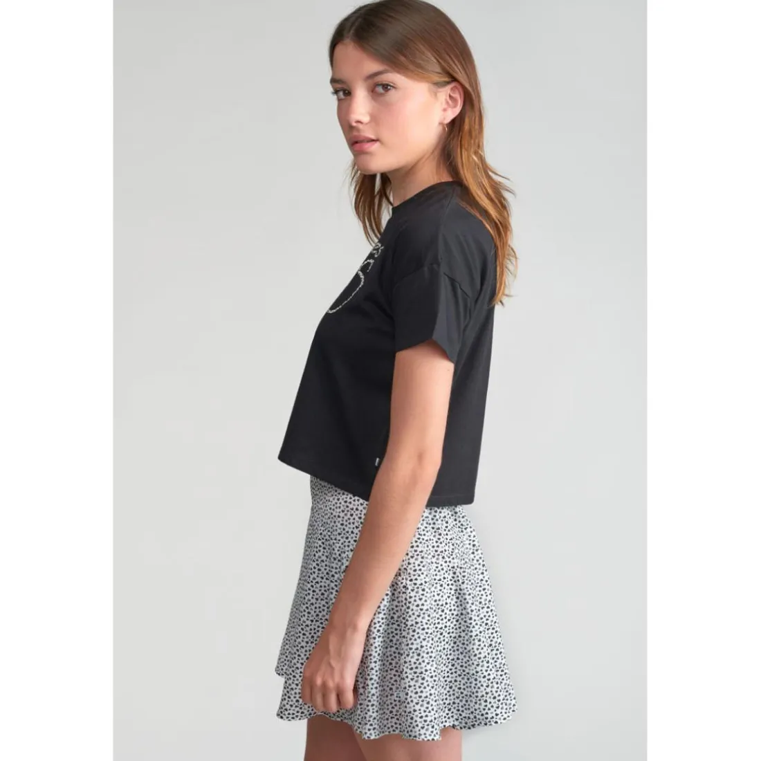 Tee-Shirt fille WILEYGI noir Cate