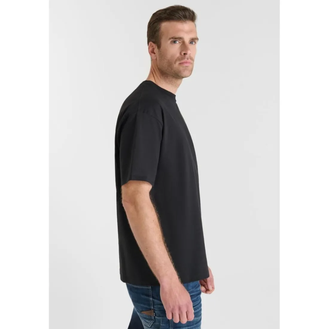 Tee-Shirt FRAKE noir en coton Igor