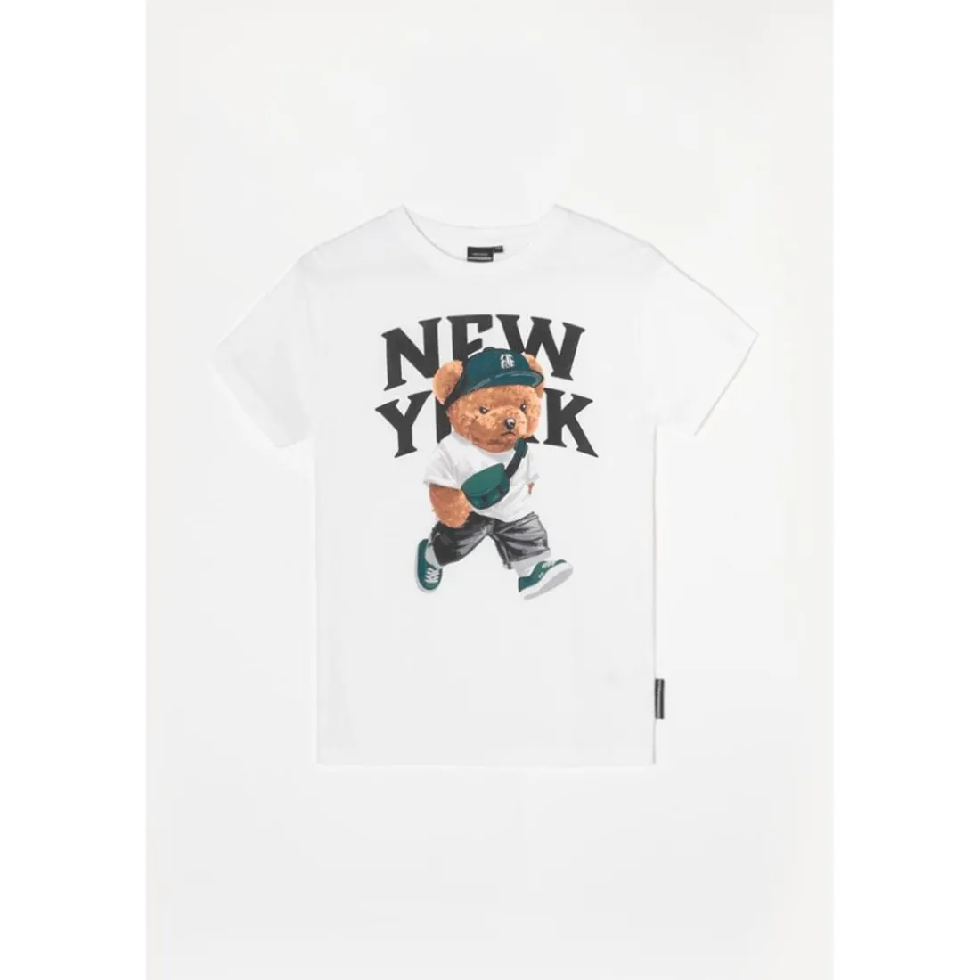 Tee-Shirt garçon BAMBO blanc Saul en coton