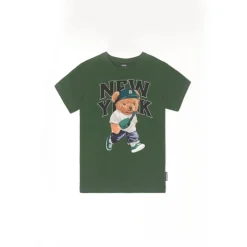Tee-Shirt garçon BAMBO vert Finn en coton