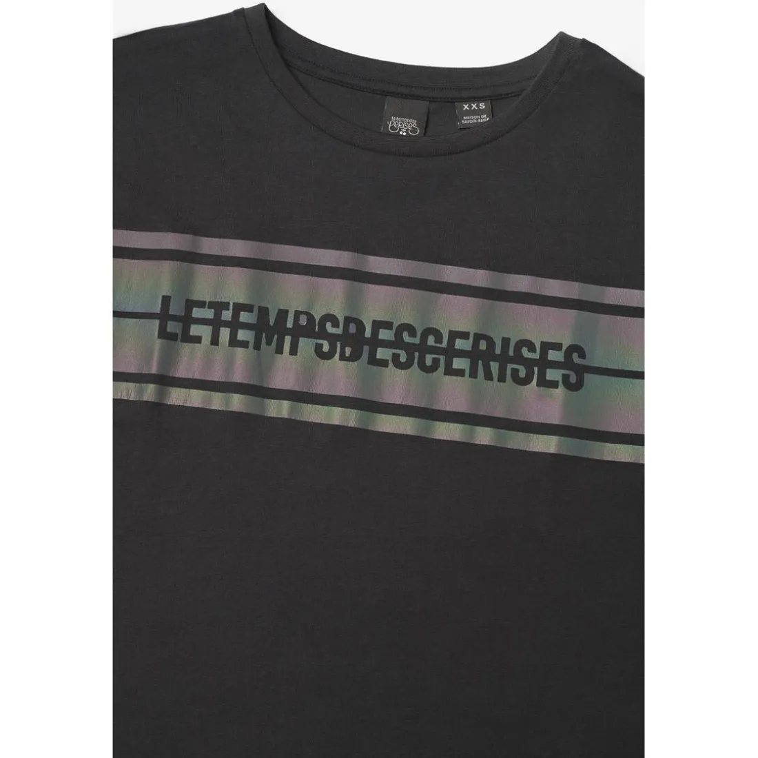 Tee-shirt garçon HASHIBO noir en coton