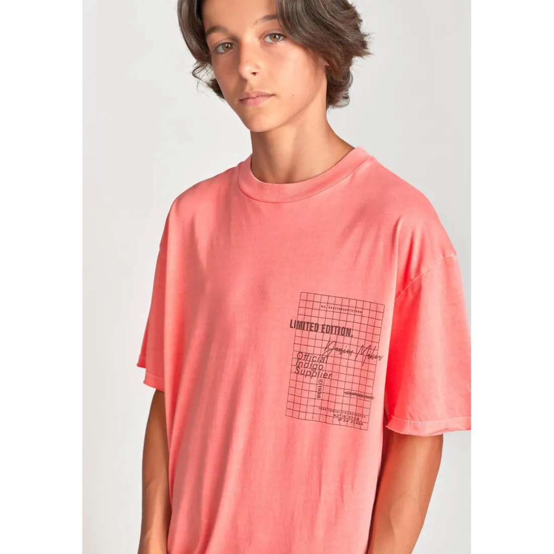 Tee-shirt garçon HYACIBO saumon