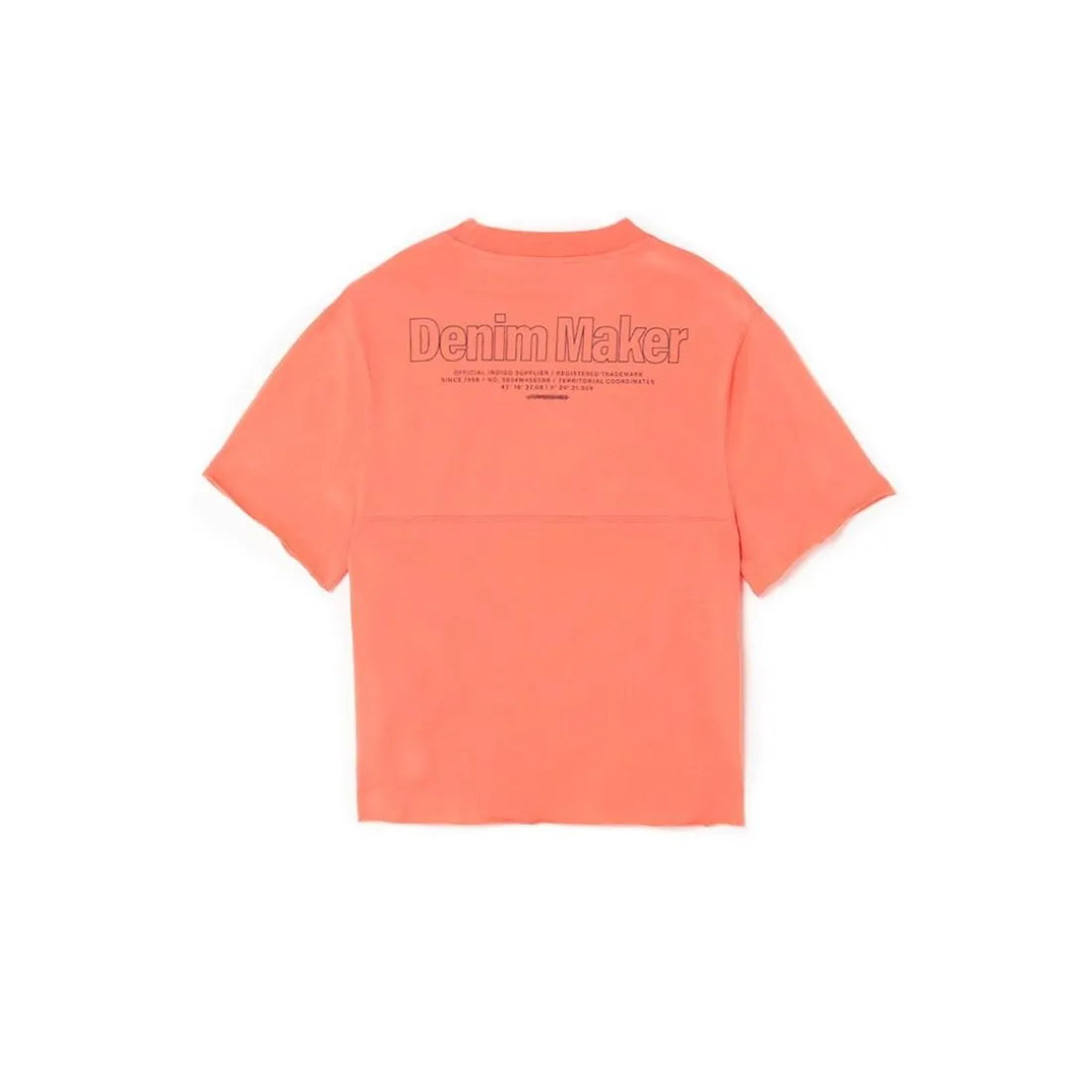 Tee-shirt garçon IKKOBO orange en coton