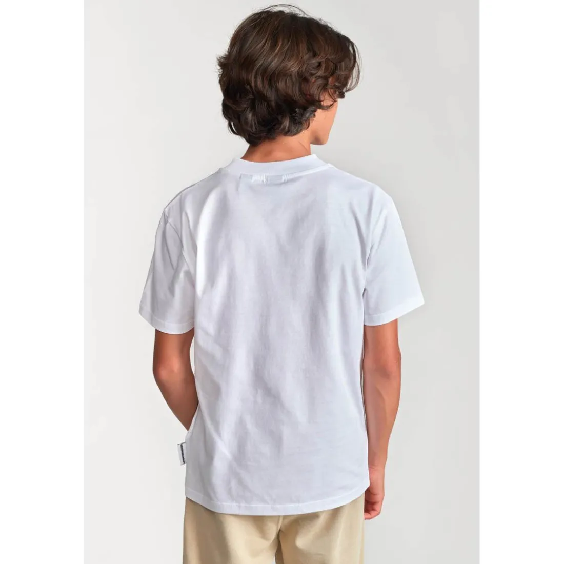 Tee-shirt garçon JAKEBO blanc