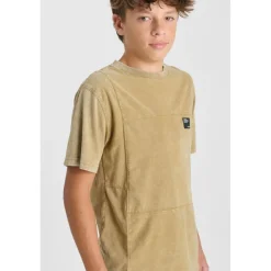 Tee-Shirt garçon JOSHBO beige Max en coton