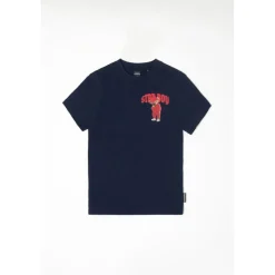 Tee-Shirt garçon KATBO bleu Ari en coton