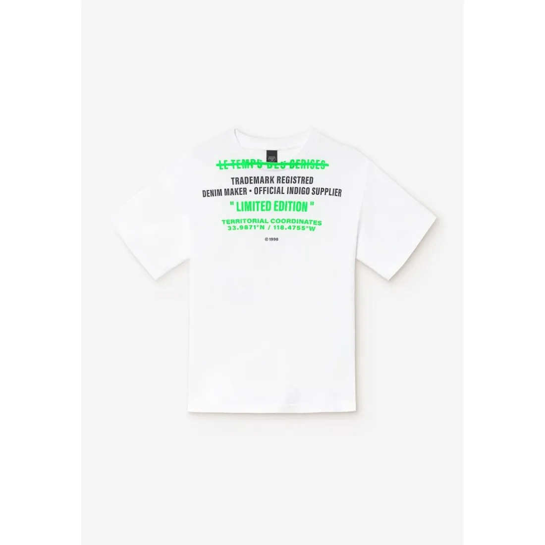 Tee-shirt garçon MOCHIBO blanc en coton