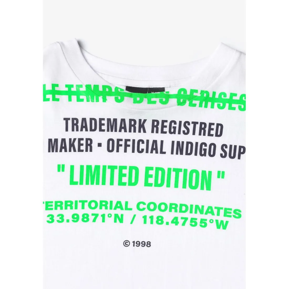 Tee-shirt garçon MOCHIBO blanc en coton