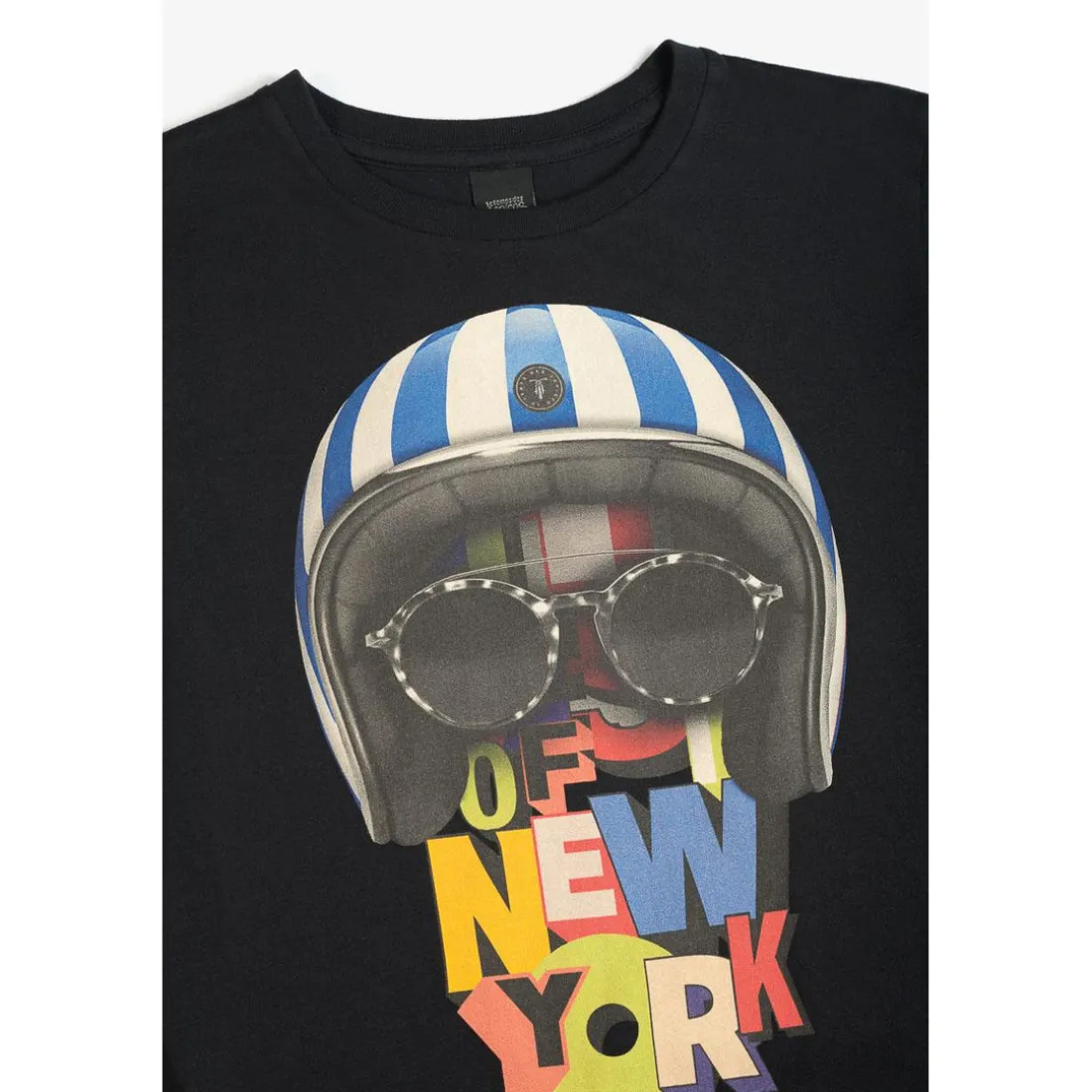 Tee-shirt garçon NICOLAJBO noir en coton