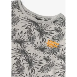 Tee-shirt garçon NORIBO marron en coton