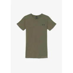 Tee-shirt garçon OUIBO vert en coton