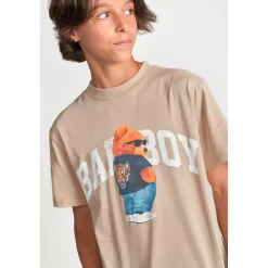 Tee-shirt garçon STENLEYBO beige en coton