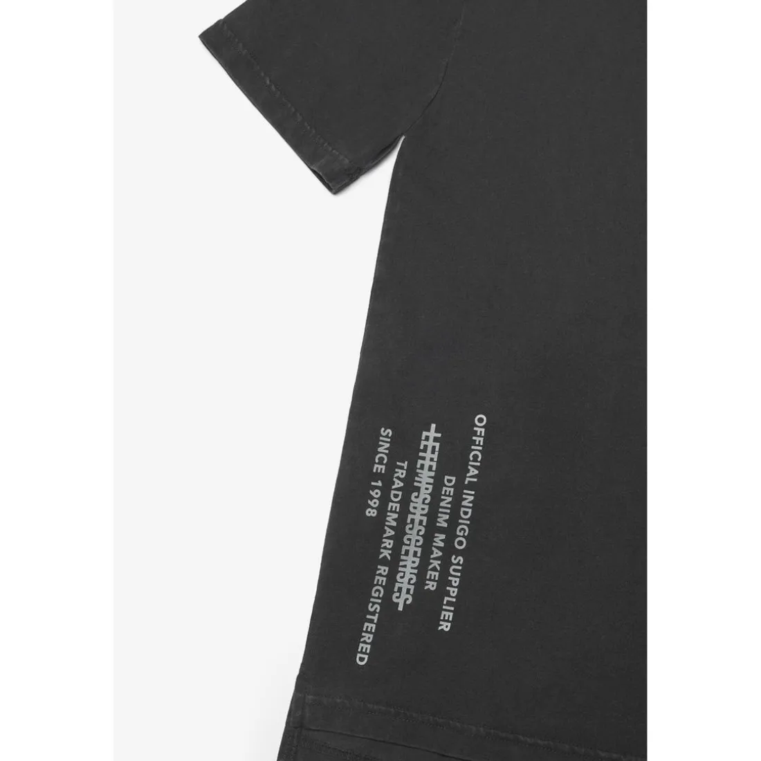 Tee-shirt garçon URBYBO noir en coton
