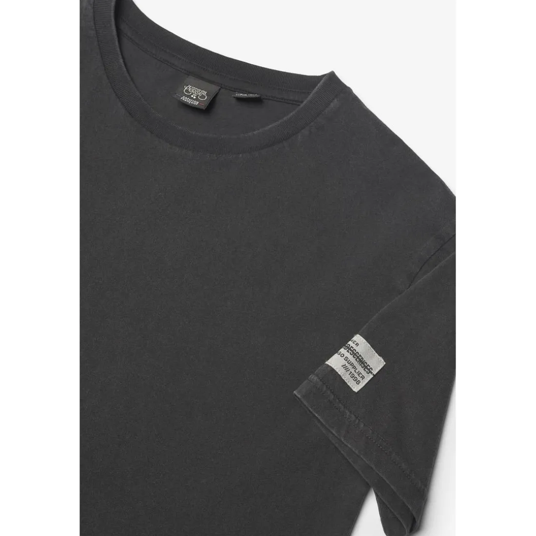 Tee-shirt garçon URBYBO noir en coton