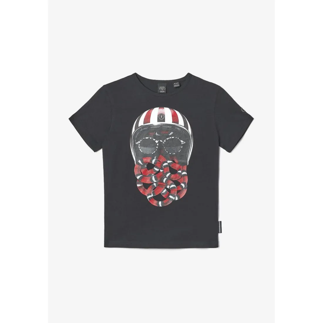 Tee-shirt garçon VELKBO noir en coton