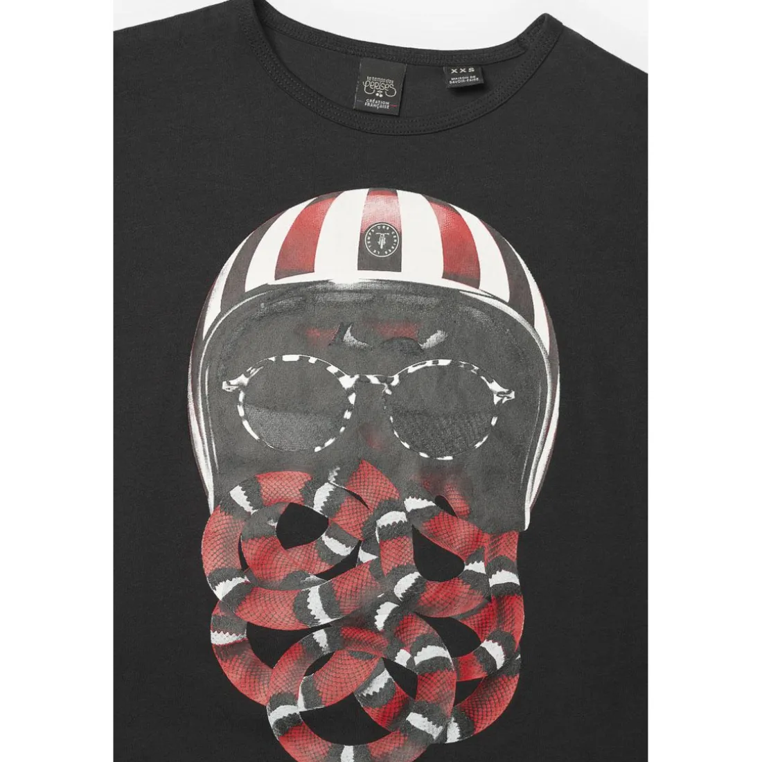 Tee-shirt garçon VELKBO noir en coton