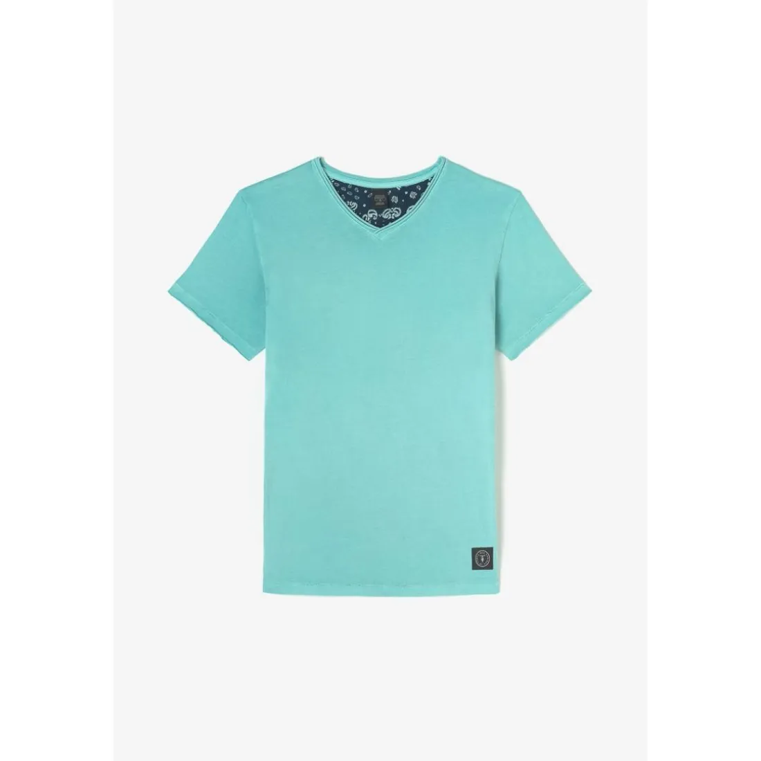Tee-Shirt GRIBS bleu clair en coton Chad