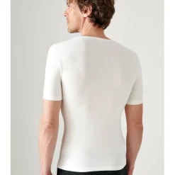 Tee-shirt Homme Manches Courtes Ecru Thermolactyl