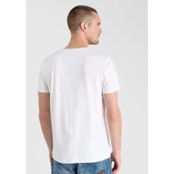 Tee-Shirt imprimé LEPIC blanc en coton Tate