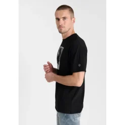 Tee-Shirt imprimé POTIN noir en coton Yale
