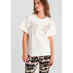 Tee-Shirt ISTAN blanc Ode en coton
