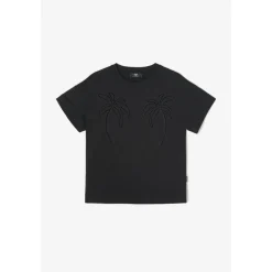 Tee-Shirt ISTAN noir en coton Nora
