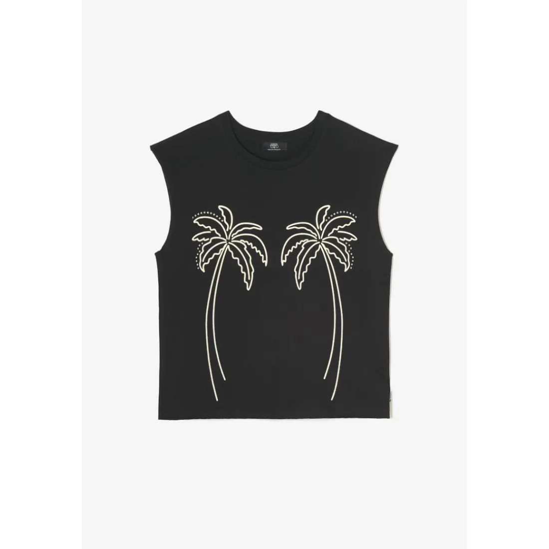 Tee-Shirt LELY noir en coton Vox