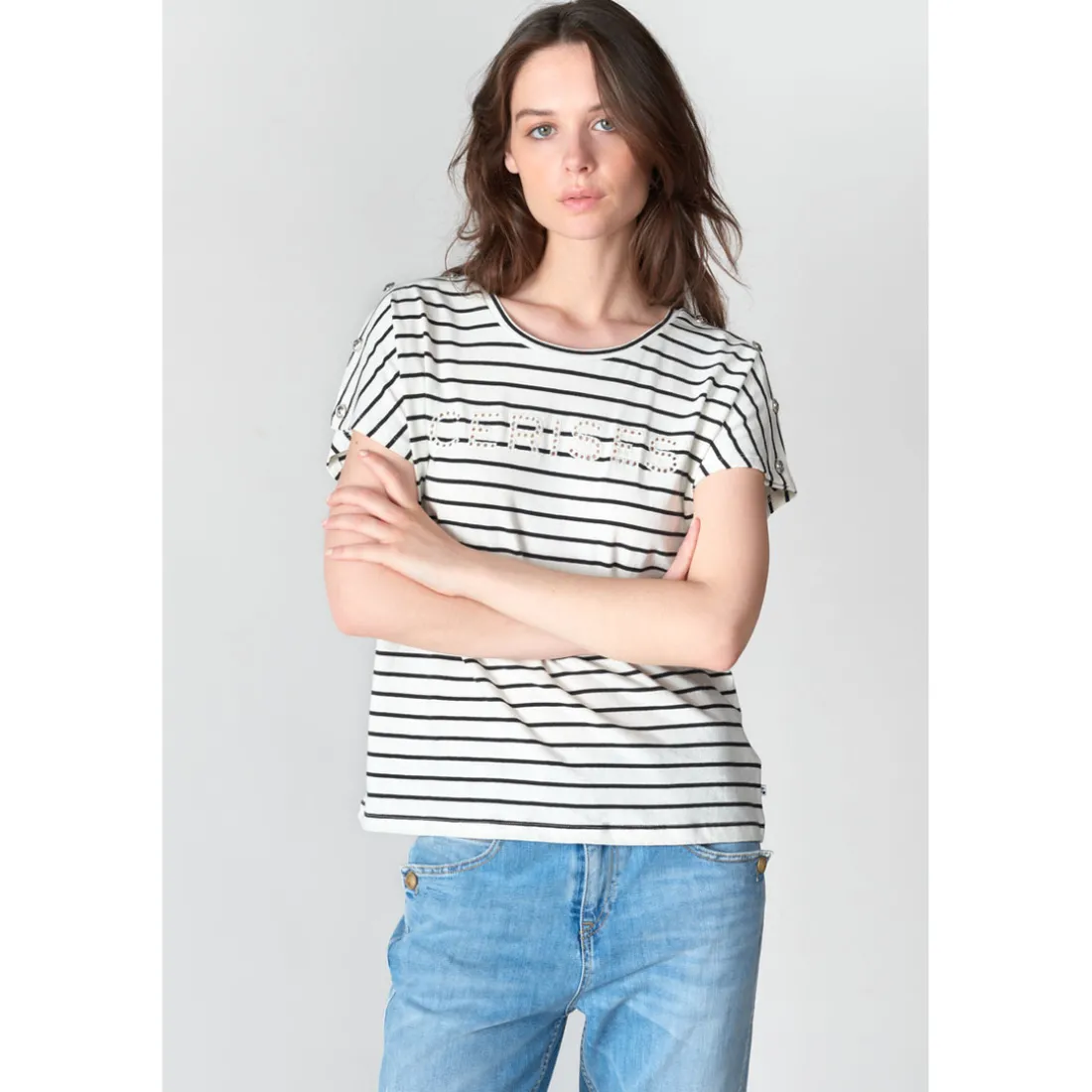 Tee-Shirt LILAS blanc