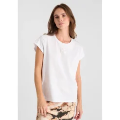 Tee-Shirt manches courtes coupe ample ALDO blanc en coton Page