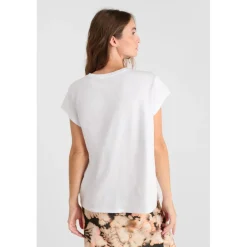 Tee-Shirt manches courtes coupe ample ALDO blanc en coton Page