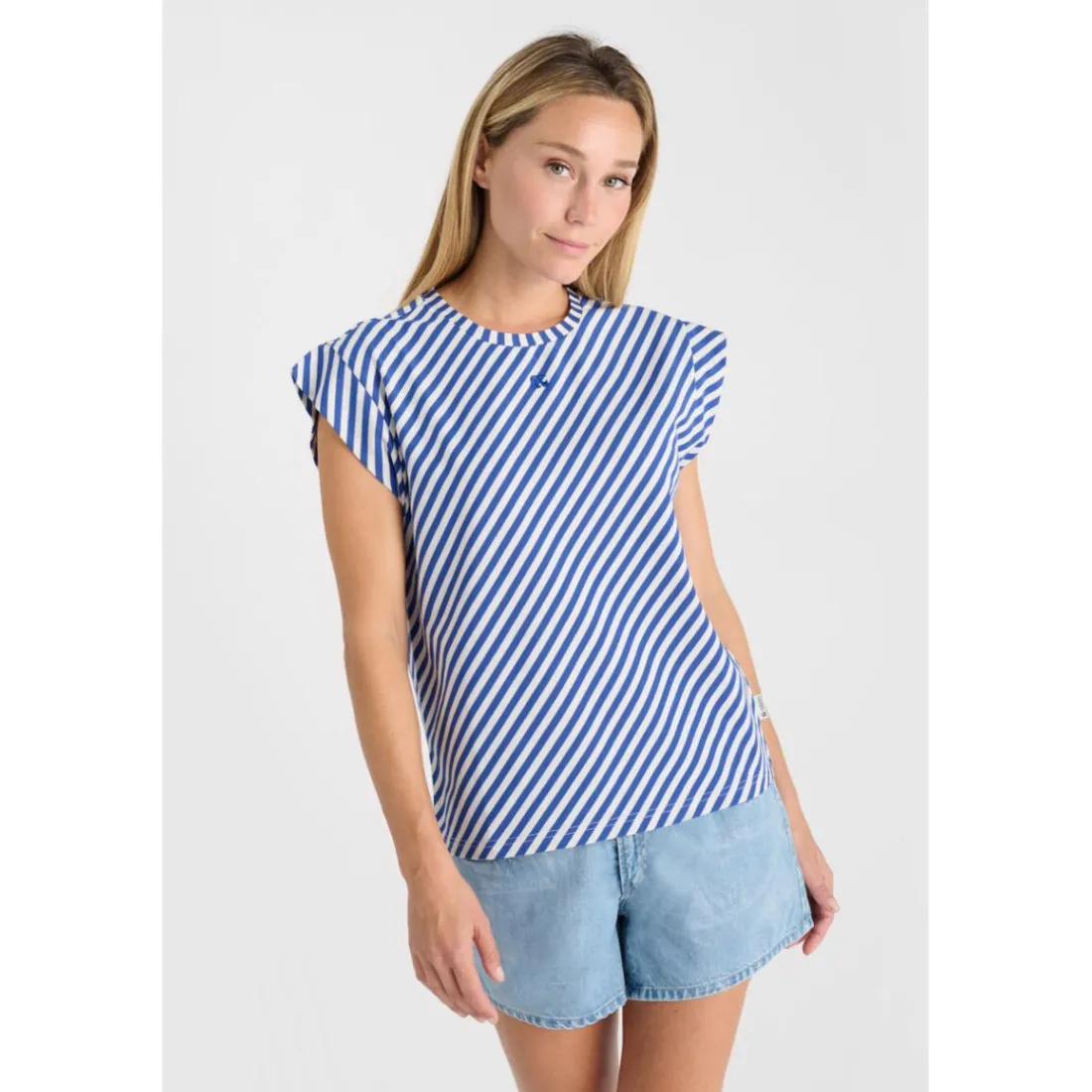 Tee-Shirt MARABI bleu en coton Mae