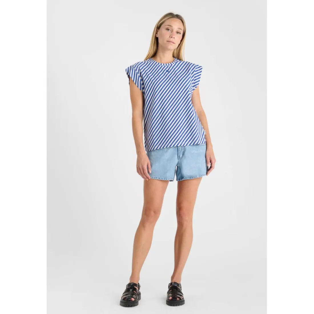 Tee-Shirt MARABI bleu en coton Mae