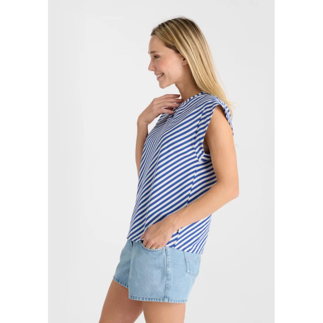 Tee-Shirt MARABI bleu en coton Mae