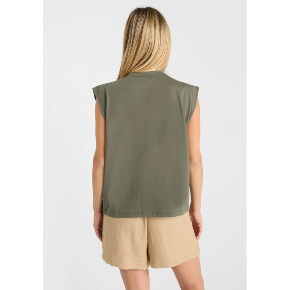 Tee-Shirt MARINA kaki en coton Sofia