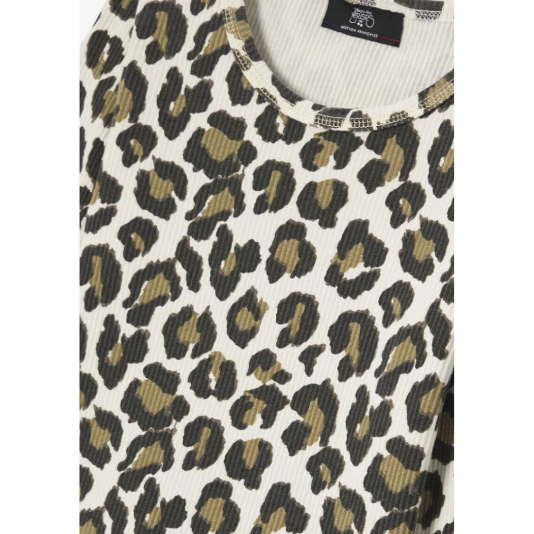 Tee-Shirt marron Mia en coton