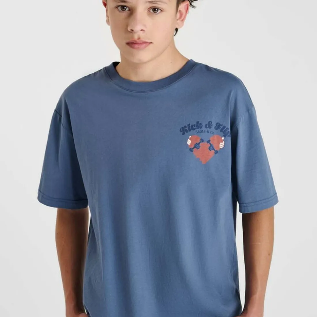 Tee-Shirt RAKABO bleu Drew