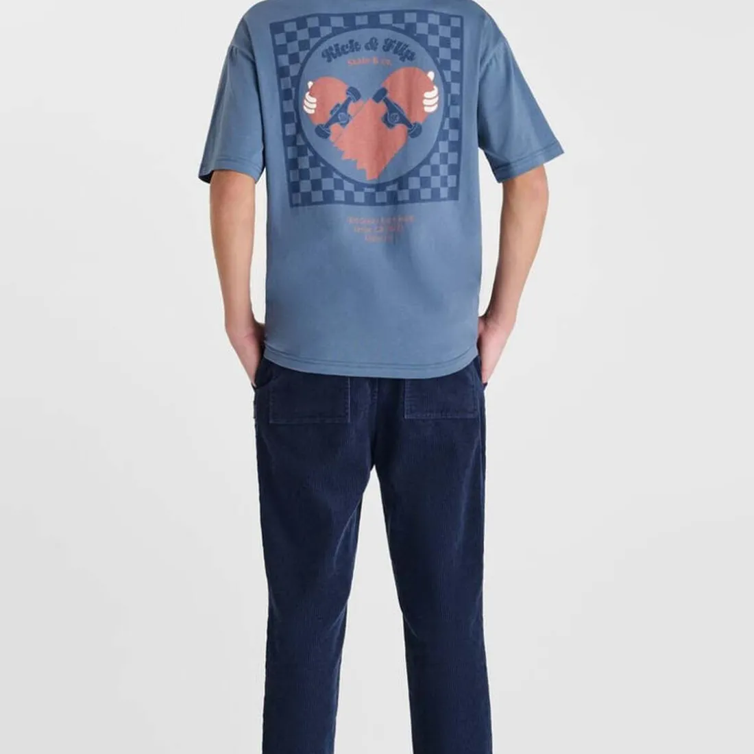 Tee-Shirt RAKABO bleu Drew