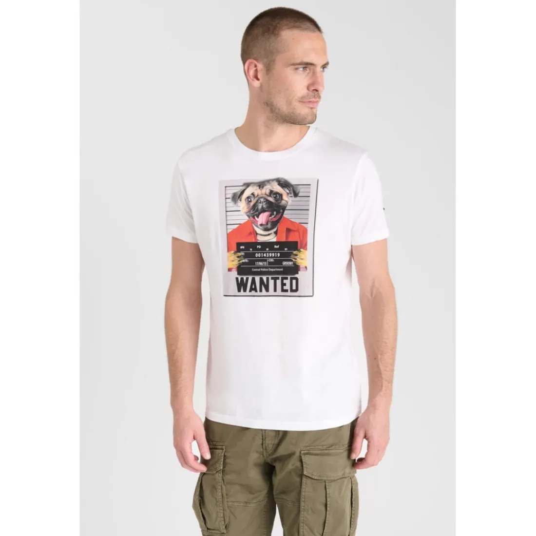 Tee-Shirt RENAUD blanc en coton Yuri