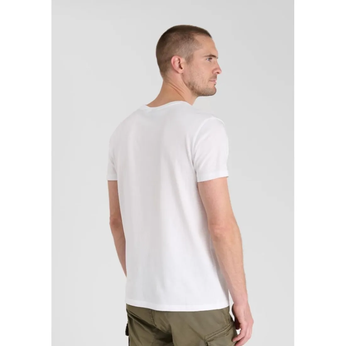 Tee-Shirt RENAUD blanc en coton Yuri