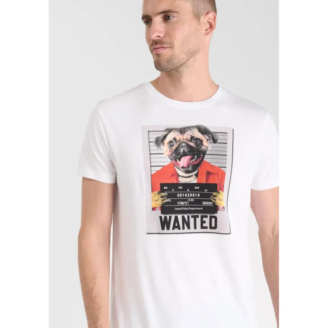 Tee-Shirt RENAUD blanc en coton Yuri