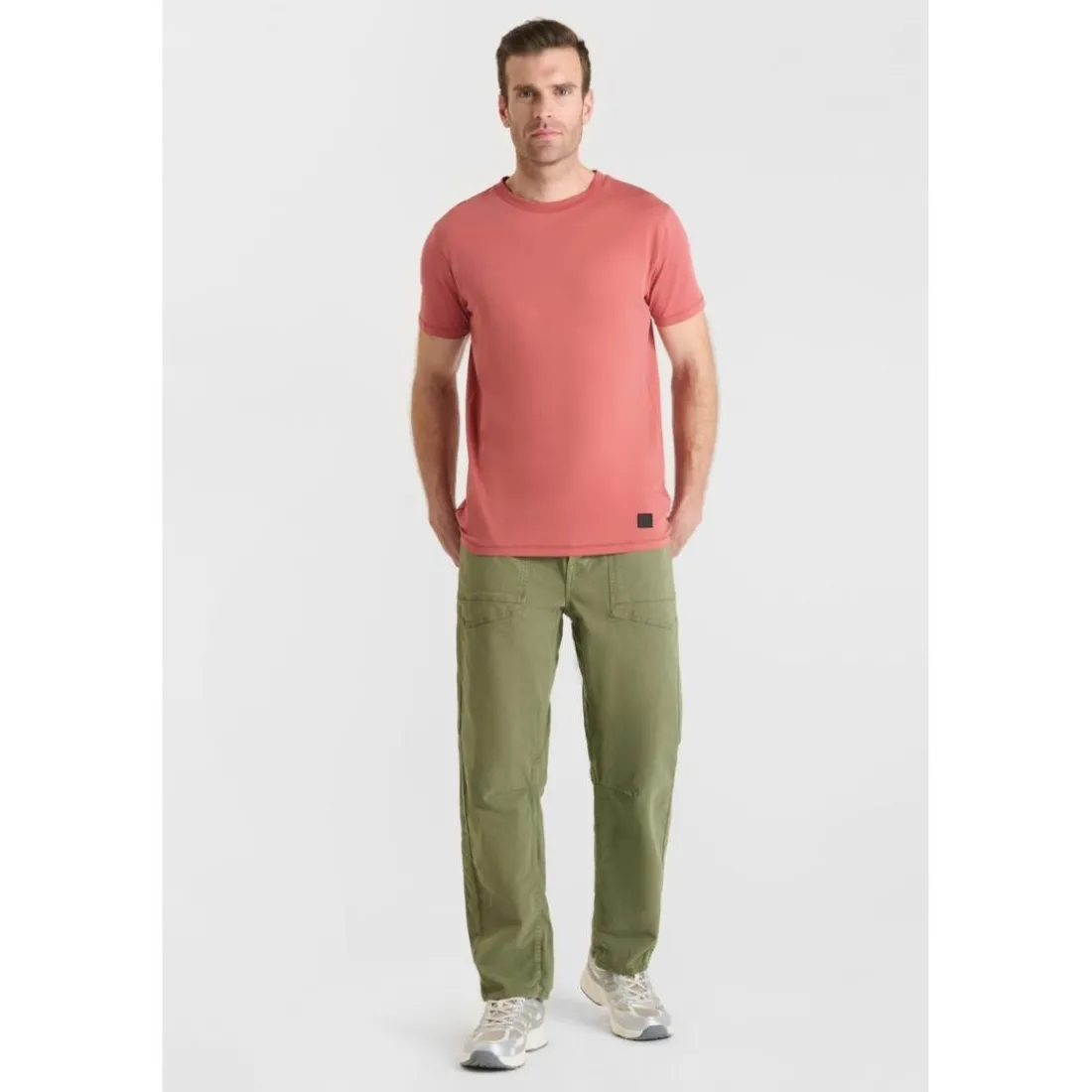 Tee-Shirt rouge en coton Rolf