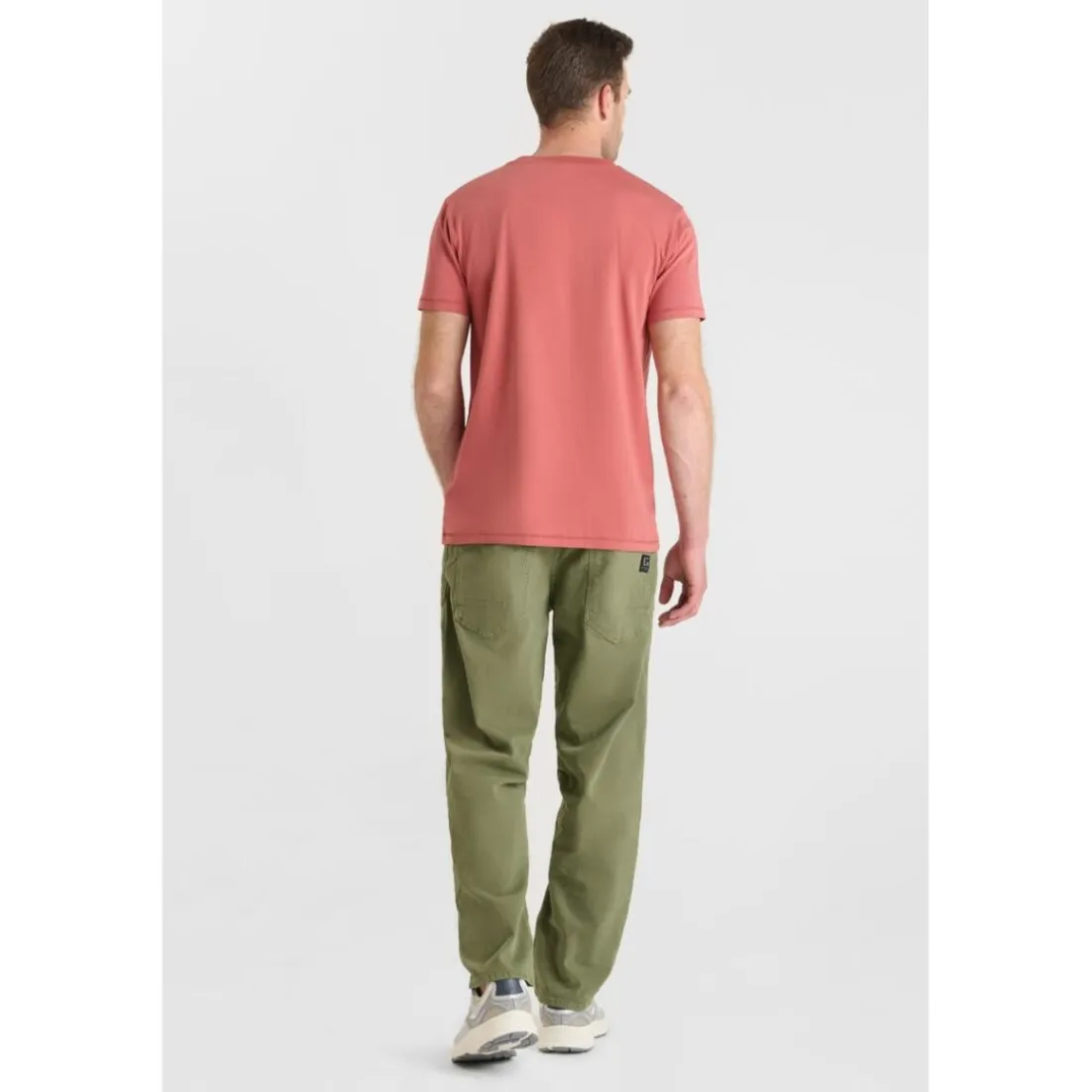 Tee-Shirt rouge en coton Rolf