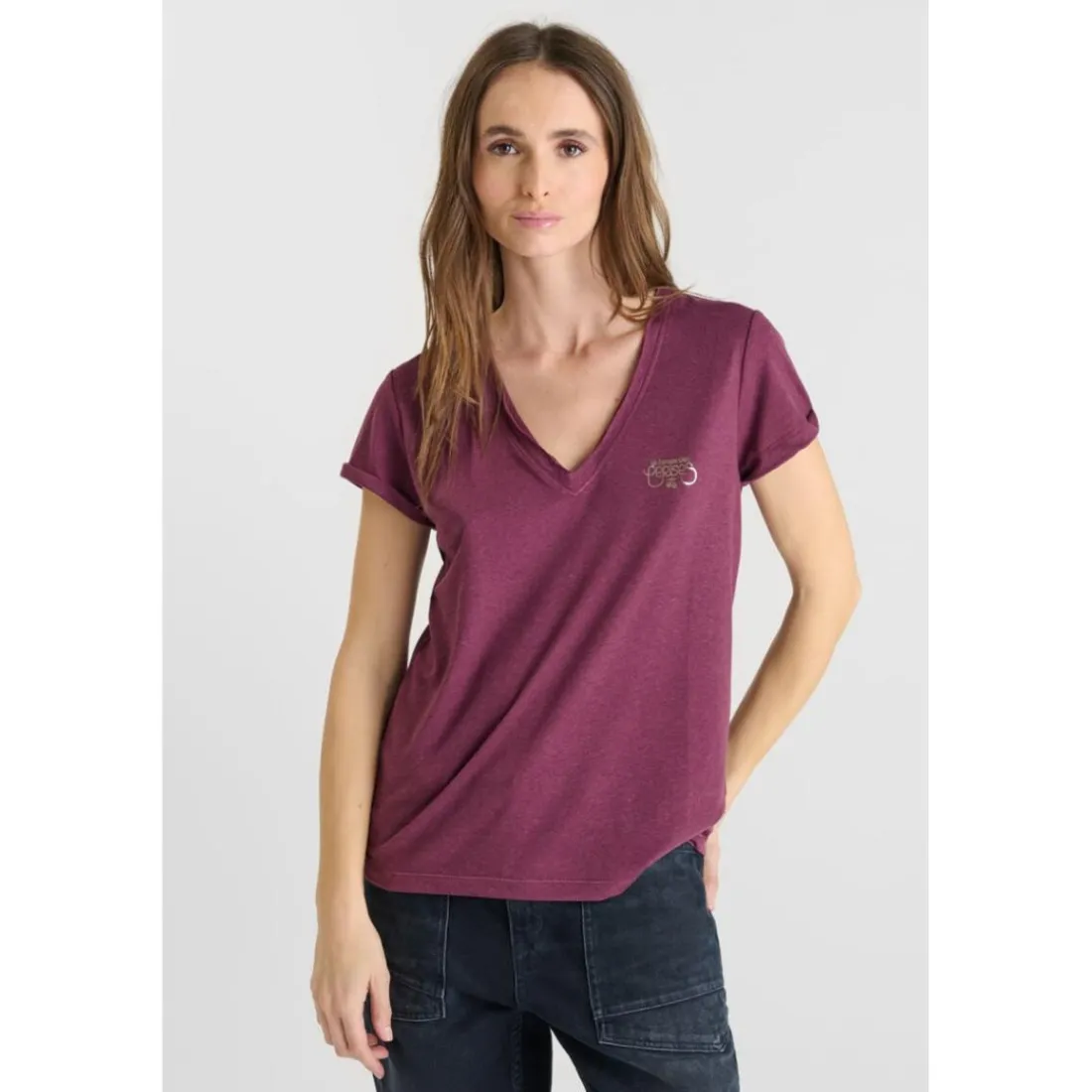 Tee-Shirt SMALLVTR rouge Ora